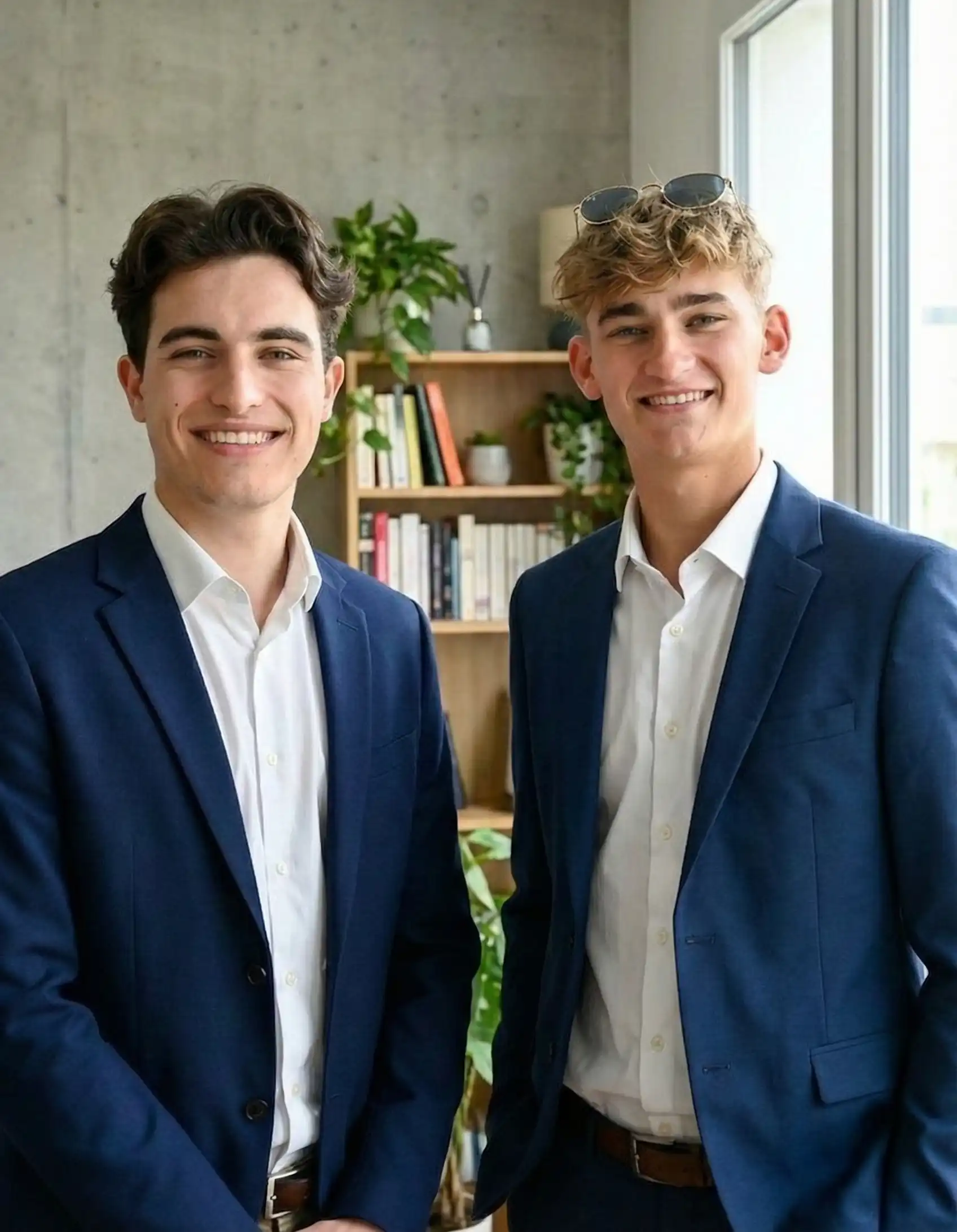 Fondateurs de la Conciergerie Rhénane - Thibault et Corentin